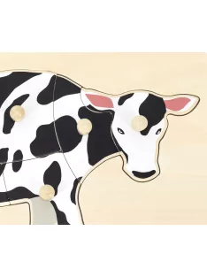 Gyermek fa puzzle Viga Cow