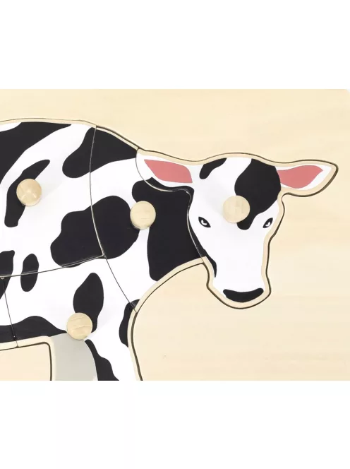 Gyermek fa puzzle Viga Cow