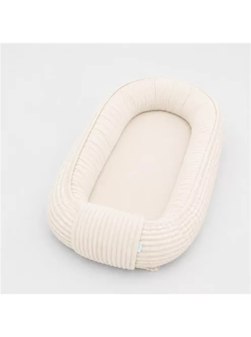 Babafészek kisbabák számára New Baby Teddy kordbársony cream