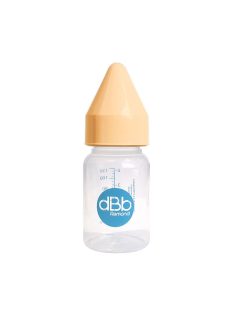 Dbb cumisüveg 120 ml, újszülött kaucsuk cumi, Caramel