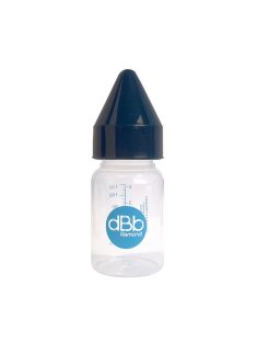 Dbb cumisüveg 120 ml, újszülött kaucsuk cumi, Dark Blue