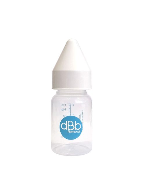 Dbb cumisüveg 120 ml, újszülött kaucsuk cumi, White