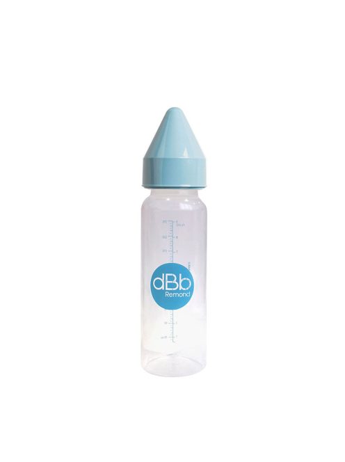 Dbb cumisüveg 270 ml, újszülött kaucsuk cumi, Sky Blue