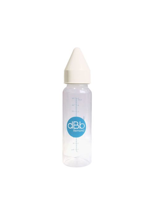 Dbb cumisüveg 270 ml, újszülött kaucsuk cumi, White