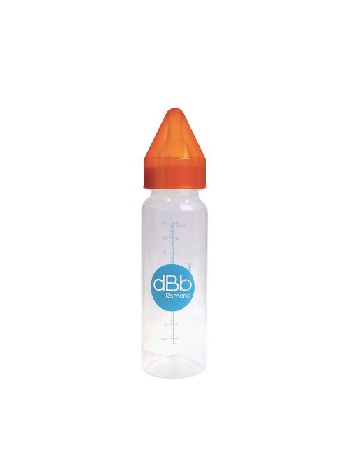 Dbb cumisüveg 270 ml, újszülött szilikon cumi, Orange