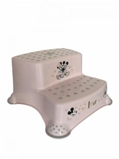   Lorelli Disney mintás lépcsős fellépő - Mickey Minnie Love Light Pink