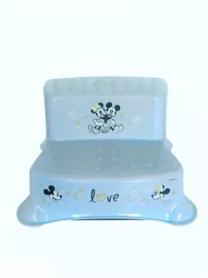   Lorelli Disney mintás lépcsős fellépő - Mickey Minnie Love Light Blue