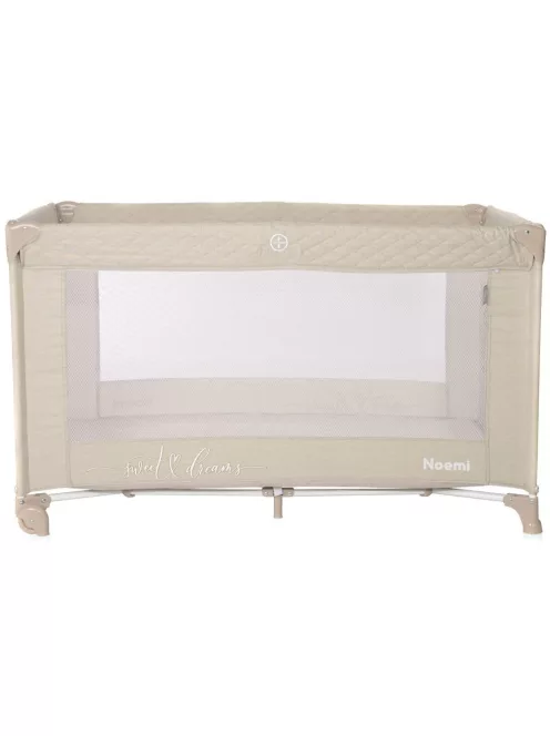 Lorelli Noemi 1 fix utazóágy - Fog Beige Star