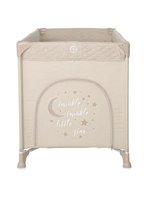 Lorelli Noemi 1 fix utazóágy - Fog Beige Star