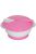 Baby care etető tál + kanál - blush pink