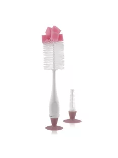 Lorelli cumi és cumisüvegmosó kefe - Blush pink