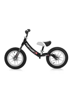   Lorelli Fortuna Air futóbicikli világító kerékkel - Grey&Black