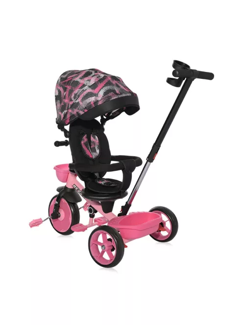 Lorelli Revel tricikli - Pink Grunge