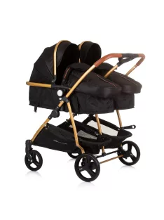 Chipolino Duo Smart iker babakocsi - Obsidian Gold
