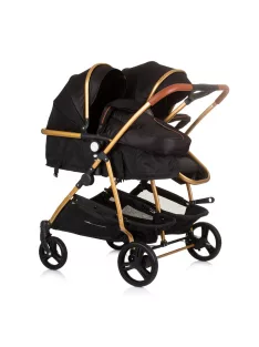 Chipolino Duo Smart iker babakocsi - Obsidian Gold