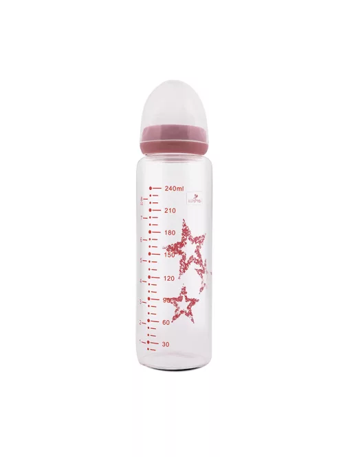 Baby Care Üveg anti-colic cumisüveg 240ml - Blush Pink