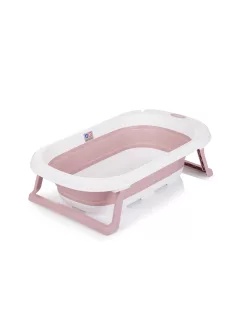   Chipolino Isla összecsukható kád hálós babatartóval 81 cm - Pink