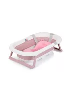 Chipolino Isla összecsukható kád hálós babatartóval 81 cm - Pink