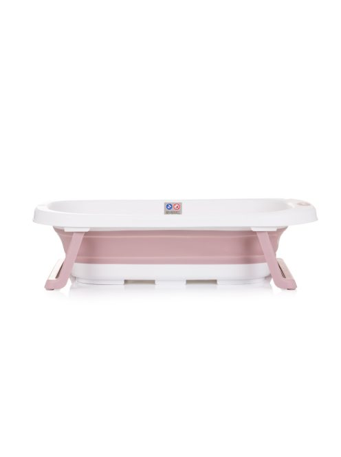 Chipolino Isla összecsukható kád hálós babatartóval 81 cm - Pink