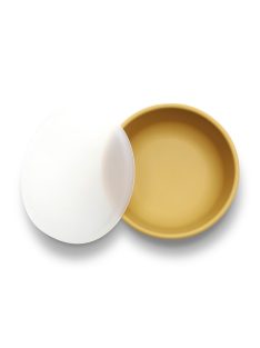 Lorelli Természetes szilikon tál tetővel - Yellow