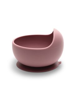 Lorelli szilikon tál tapadókoronggal - Deep Pink