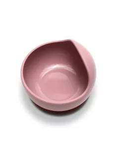 Lorelli szilikon tál tapadókoronggal - Deep Pink