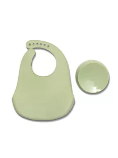   Lorelli Természetes szilikon 2 db-os étkészlet - Fresh Green