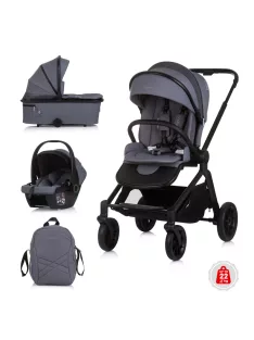   Chipolino Magnum 3az1-ben multifunkciós babakocsi - Anthracite