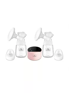 Lorelli Dupla elektromos mellszívó - pink&black