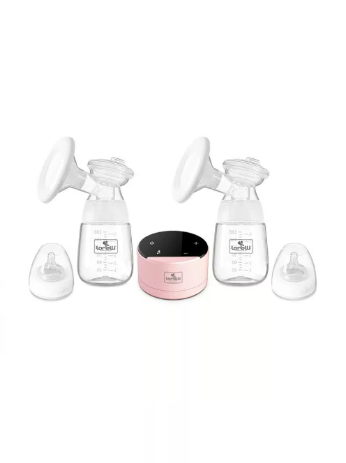 Lorelli Dupla elektromos mellszívó - pink&black