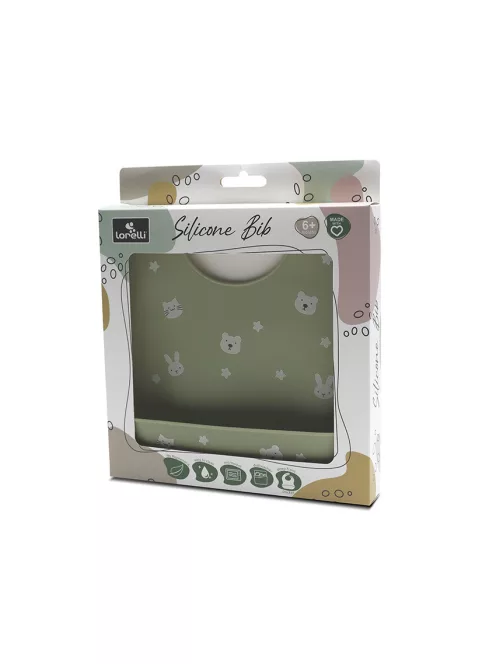 Lorelli Szilikon előke - fresh green