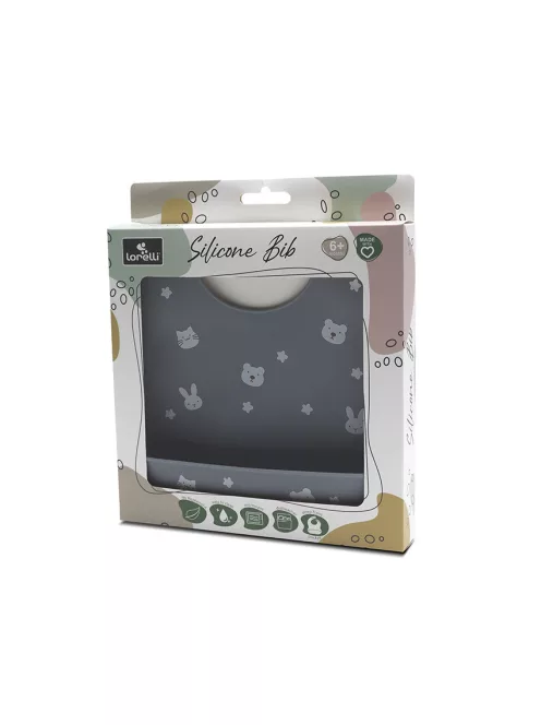 Lorelli Szilikon előke - grey