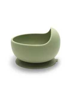 Lorelli Szilikon tál tapadókoronggal - Fresh Green