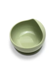 Lorelli Szilikon tál tapadókoronggal - Fresh Green