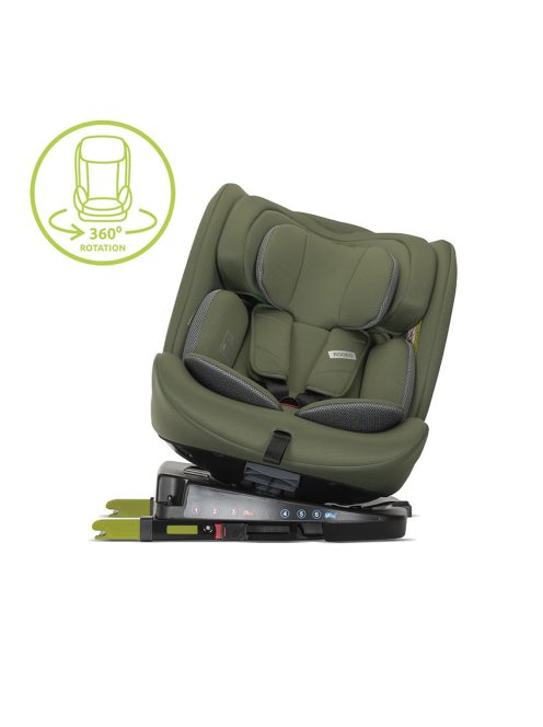 Lorelli Rodeo 360 isofix autósülés 40-150cm - Green&Grey