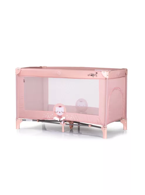 Chipolino Capri fix utazóágy - Cat pink