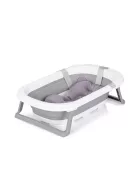 Chipolino Isla összecsukható kád hálós babatartóval 81 cm - Grey