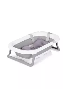   Chipolino Isla összecsukható kád hálós babatartóval 81 cm - Grey