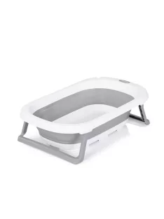   Chipolino Isla összecsukható kád hálós babatartóval 81 cm - Grey
