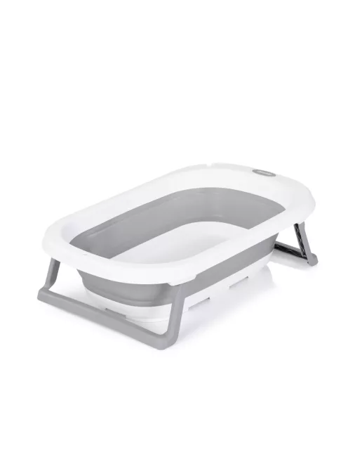 Chipolino Isla összecsukható kád hálós babatartóval 81 cm - Grey