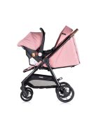 Chipolino Ultera 2 az 1-ben babakocsi + hordozó - Pink Marshmallow