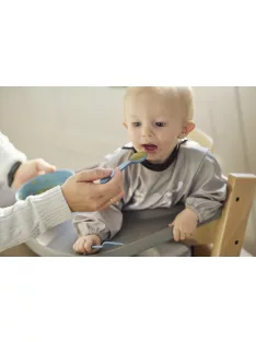 Nuvita vízálló ujjas előke - Powder Blue 4372