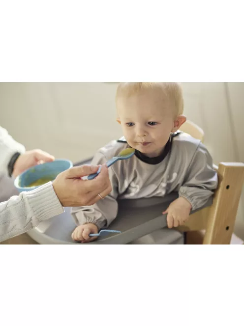 Nuvita vízálló ujjas előke - Sage Green 4372