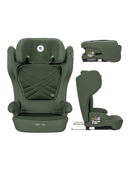 Lorelli Rigel 100-150 cm összecsukható isofix gyerekülés - Green