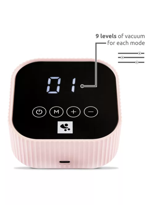 Lorelli Eva dupla elektromos mellszívó - Pink