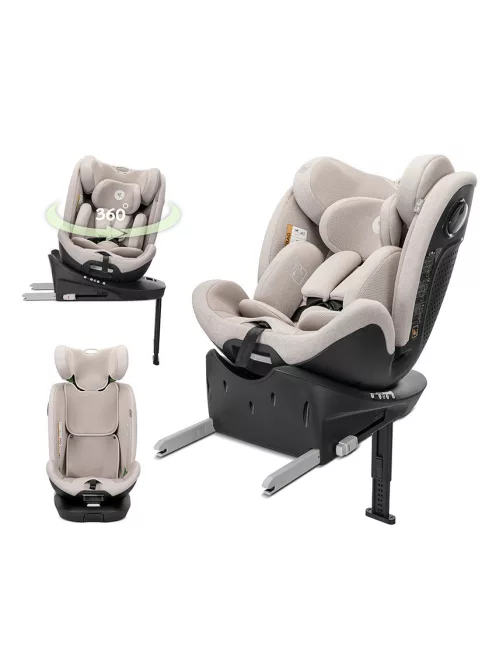 Lorelli Perseus i-Size isofix autósülés 40-150cm - Beige