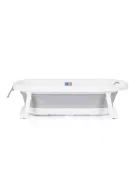 Chipolino Bubble Spa összecsukható kád vízhőmérővel, vödörrel és öblítőpohárral 83 cm - light grey