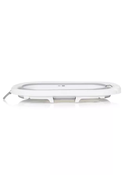 Chipolino Bubble Spa összecsukható kád vízhőmérővel, vödörrel és öblítőpohárral 83 cm - light grey
