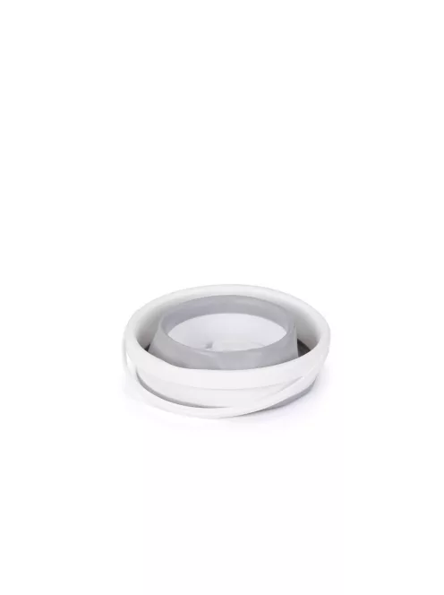Chipolino Bubble Spa összecsukható kád vízhőmérővel, vödörrel és öblítőpohárral 83 cm - light grey