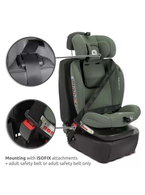 Lorelli Capella autósülés ISOFIX 40-150cm - Grey